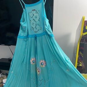 SPELL GYPSY ISLA BONITA STRAPPY DRESS L